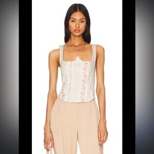 We wore what floral corset